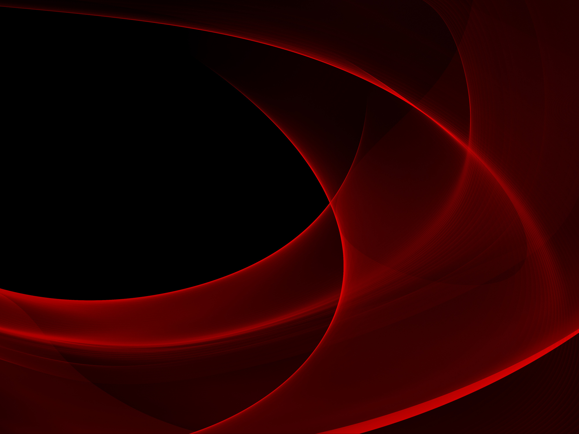 Abstract luminous red and black background