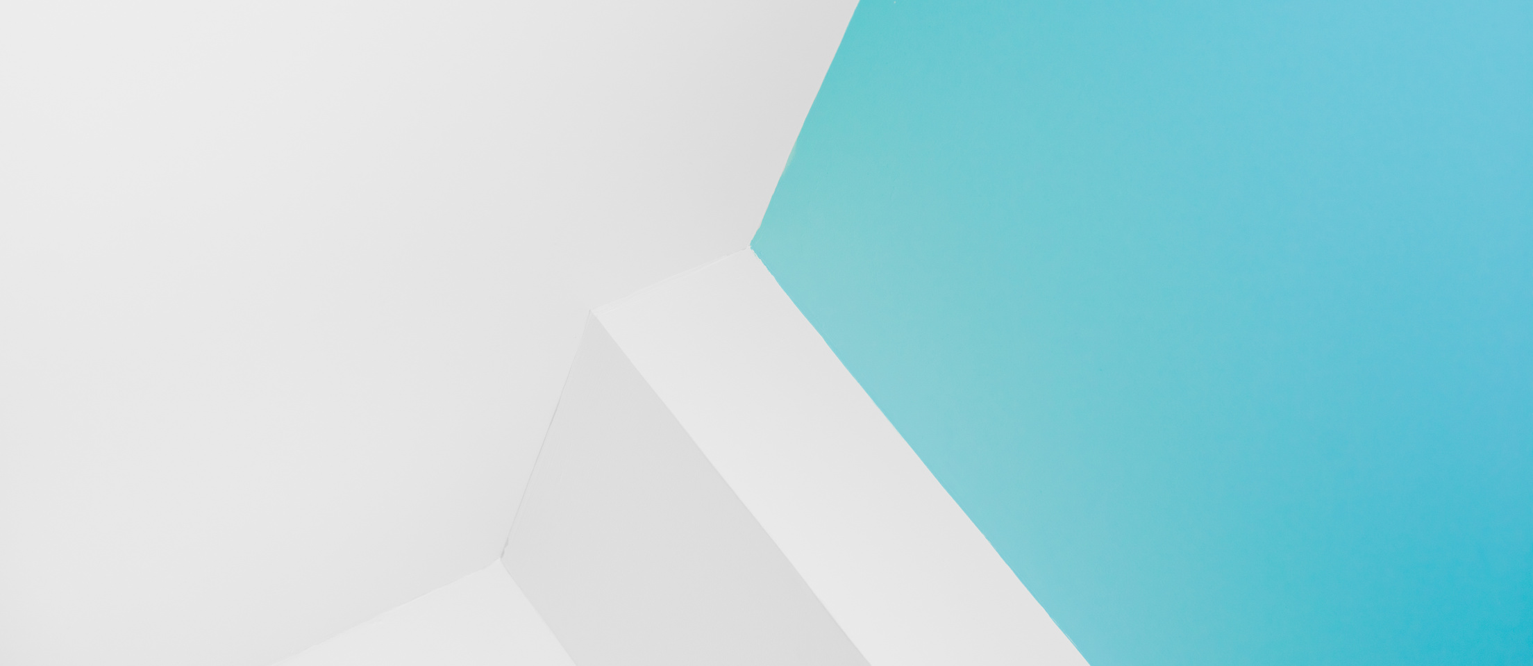 Teal blue white background